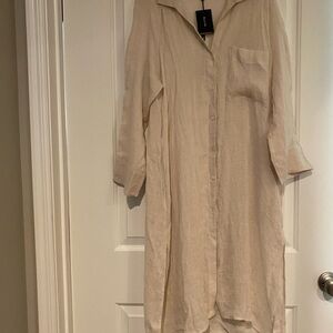 Massimo Dutti Linen Shirt Size Small